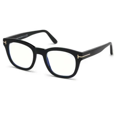 Tom Ford TF 5178F 001 Eyeglasses 5178 Shiny Black Square Asian Fit 51mm