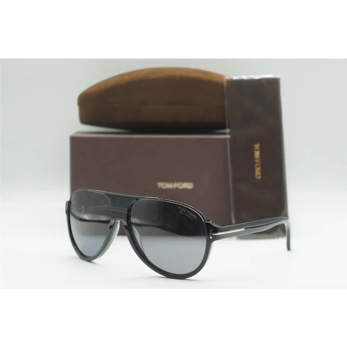 Tom Ford TF 334 01D Black Polarized Sunglasses Frames 59-14