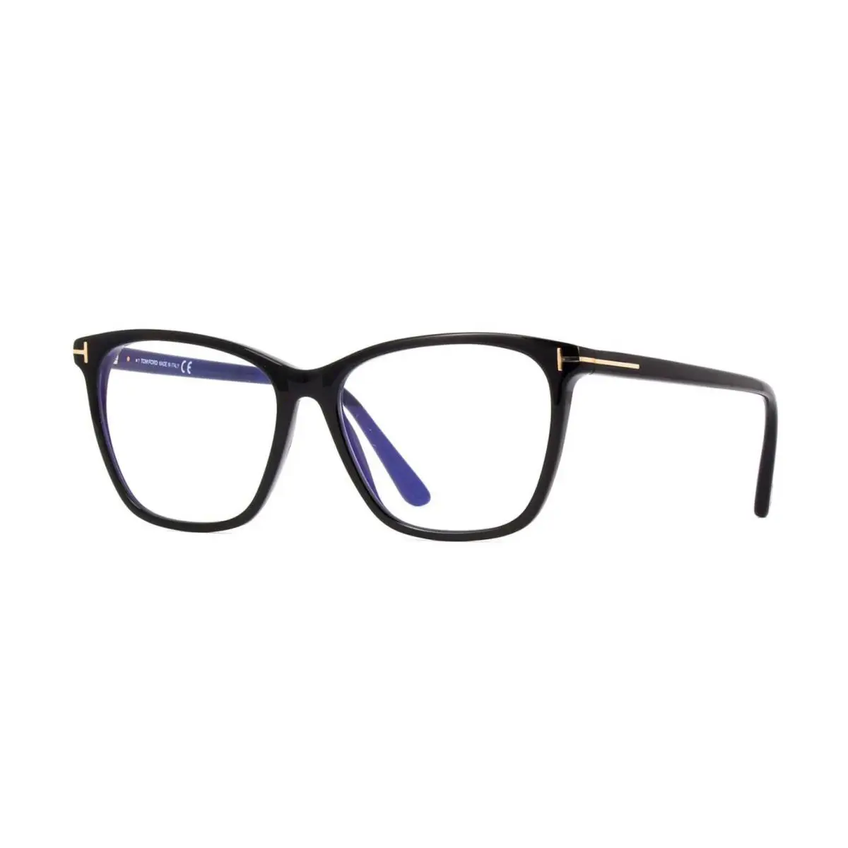 Tom Ford FT 5762-B Blue Block Shiny Black/blue Filter 001 Eyeglasses