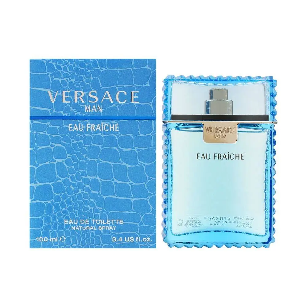 Versace Man Eau Fraiche For Men Eau de Toilette 3.4 oz