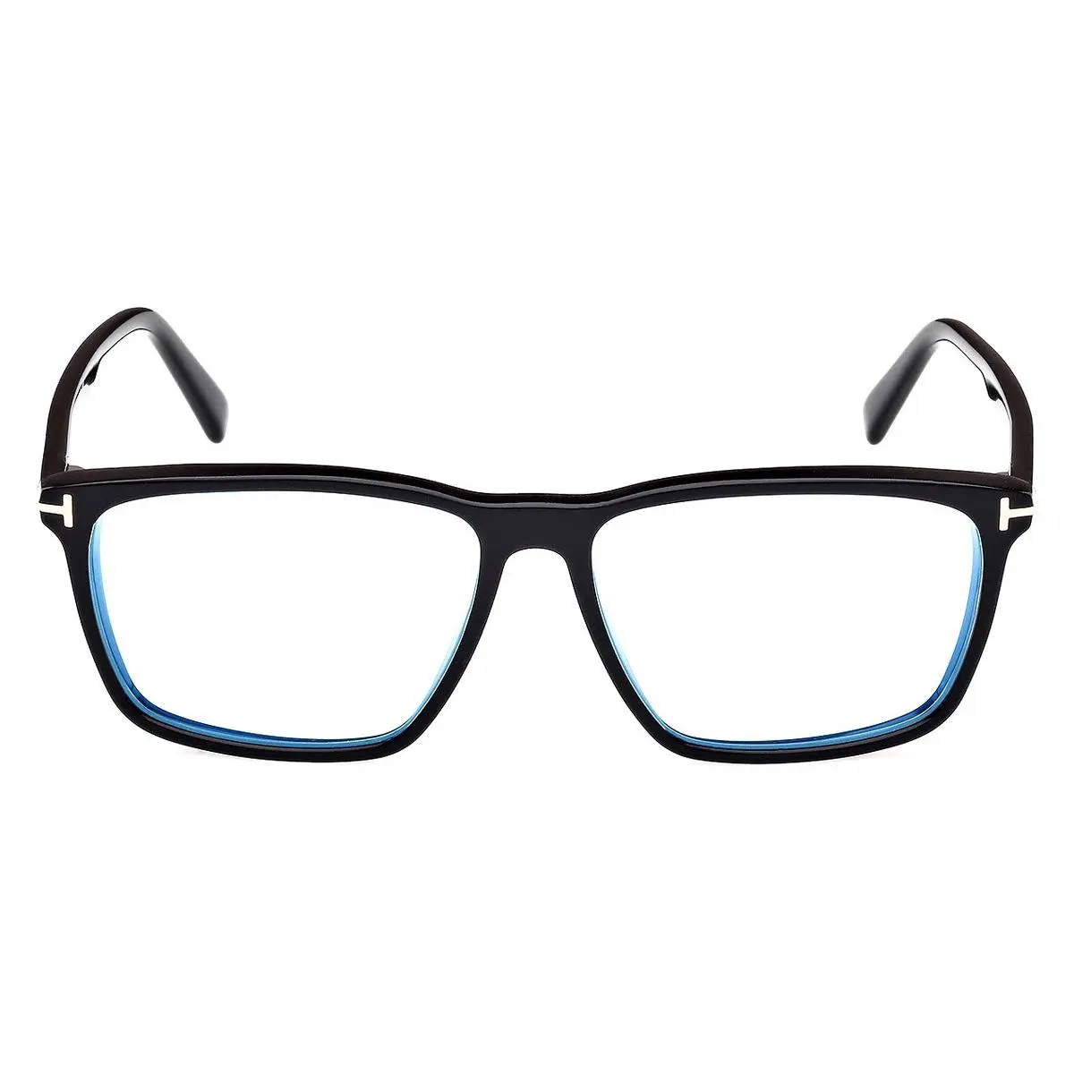 Tom Ford FT5959-B Eyeglasses Male Shiny Black 56mm