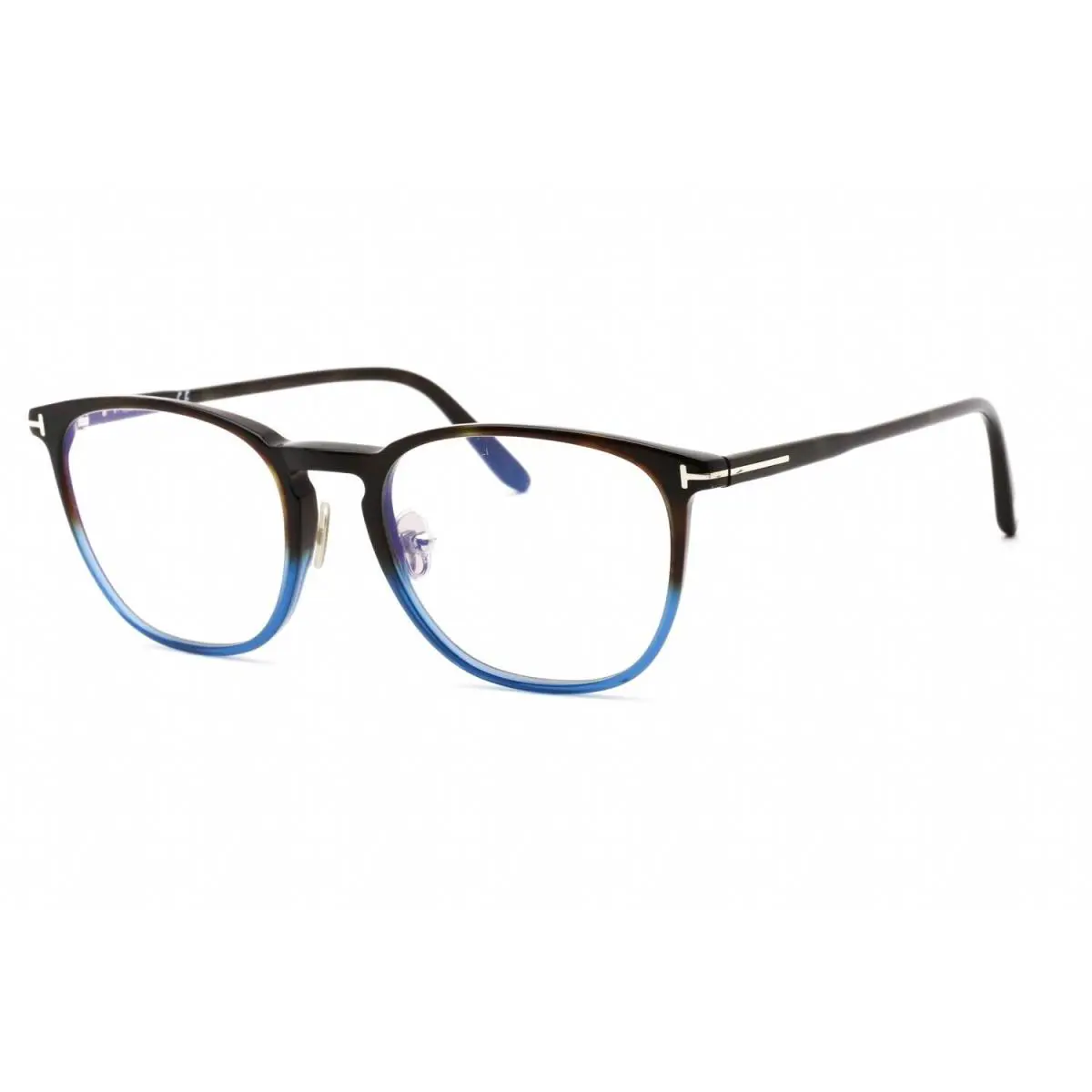 FT TF5700-B 055 Square Blue/shiny Black Eyeglasses by Tom Ford