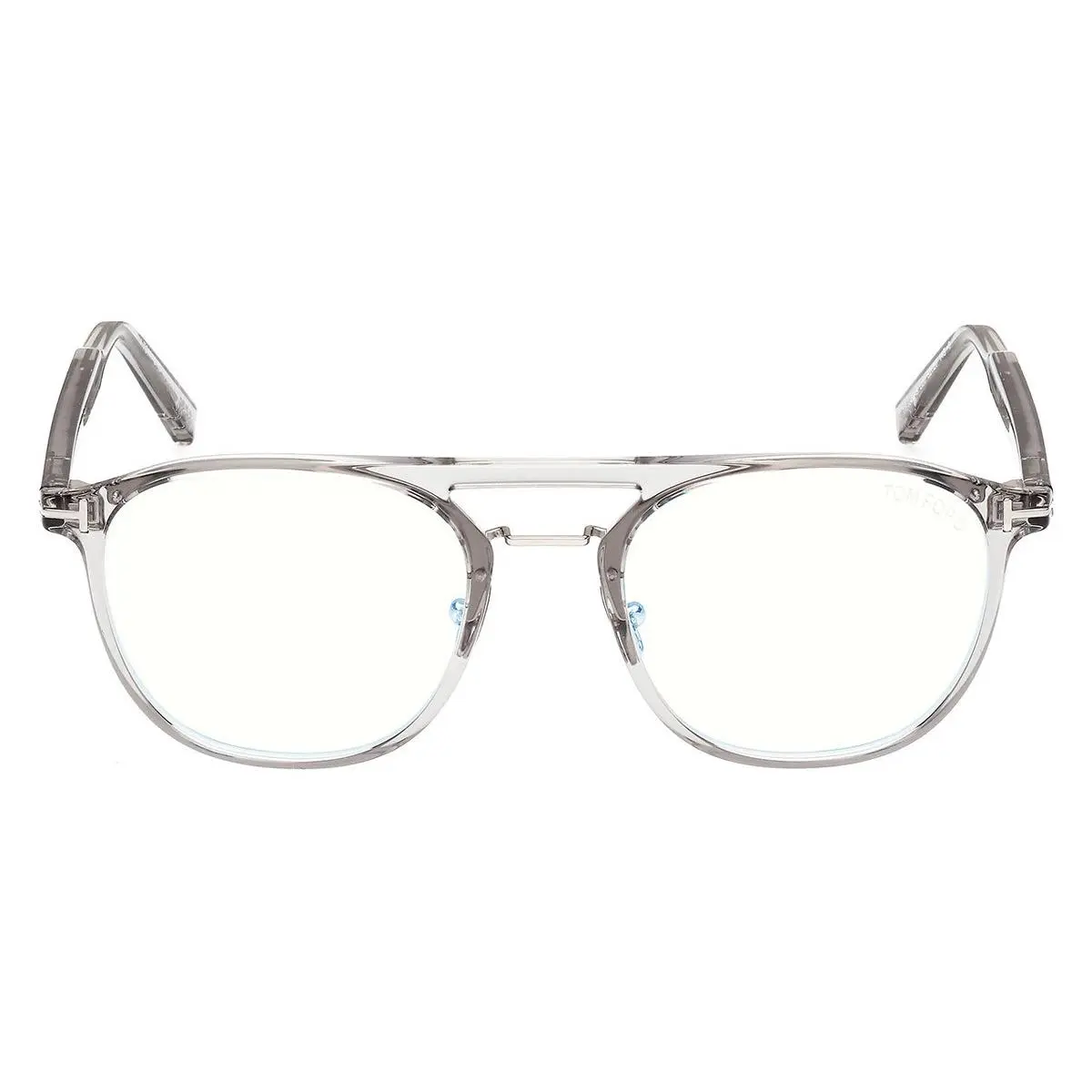 Tom Ford FT5982-B Eyeglasses Male Shiny Gray 52mm