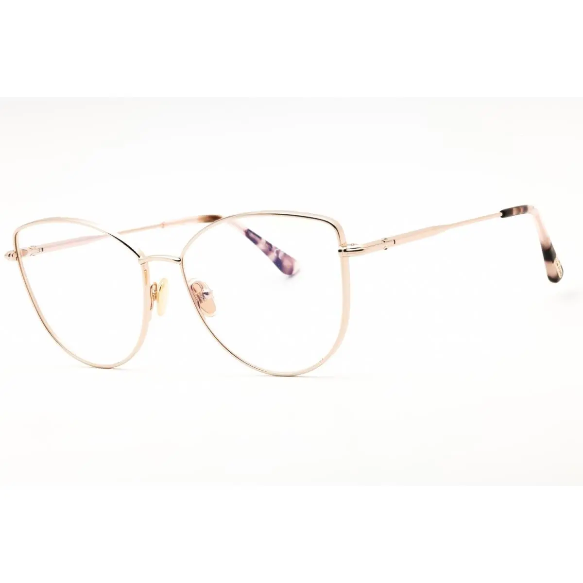 Tom Ford TF5667-B 028 Cat Eye Shiny Gold 55 mm Women`s Eyeglasses Frame