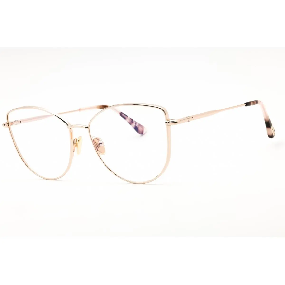 Tom Ford FT5667-B 028 Eyeglasses Rose Gold Clear Frame 55mm