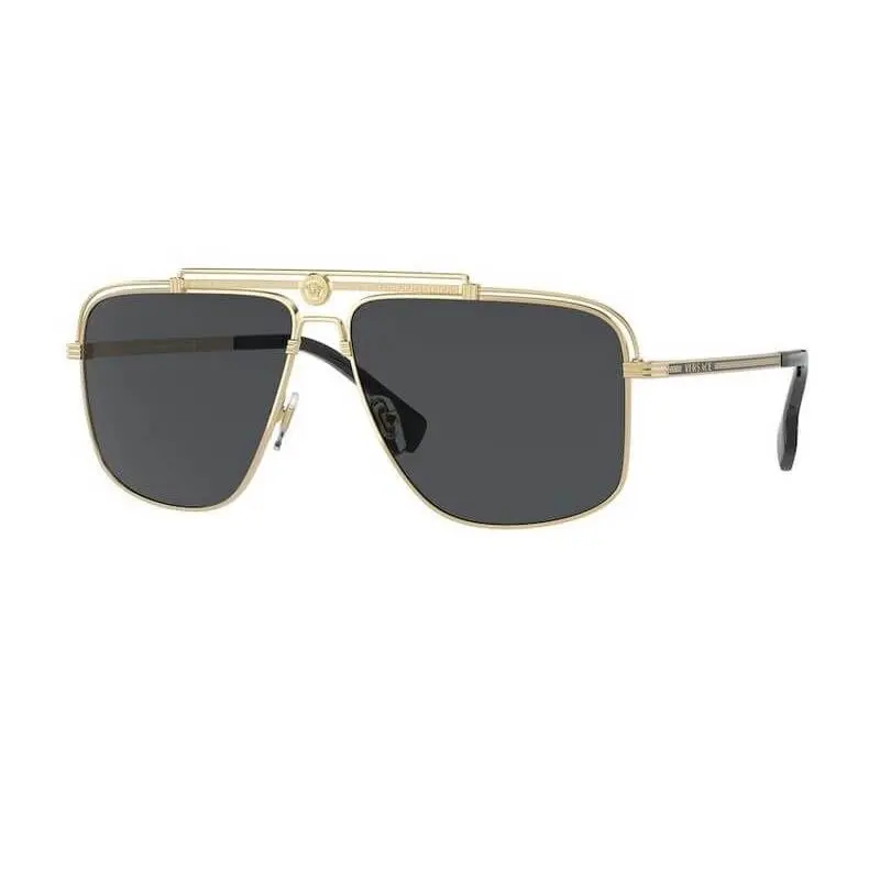 Versace VE 2242 100287 Gold / Dark Grey 61MM