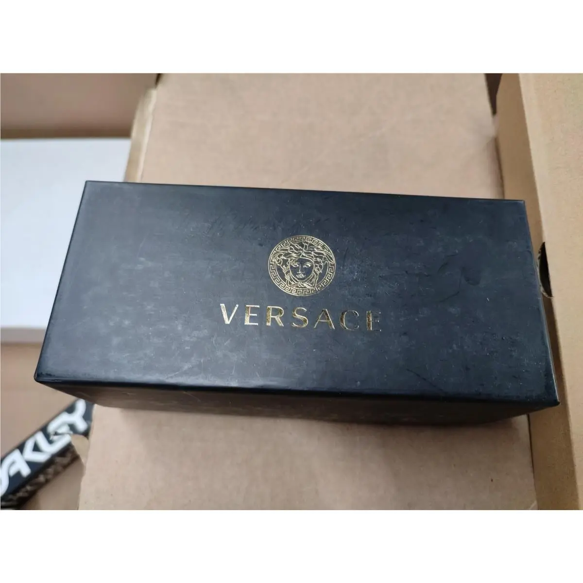 Versace VE2242 100287 Men`s Rectangular Sunglasses
