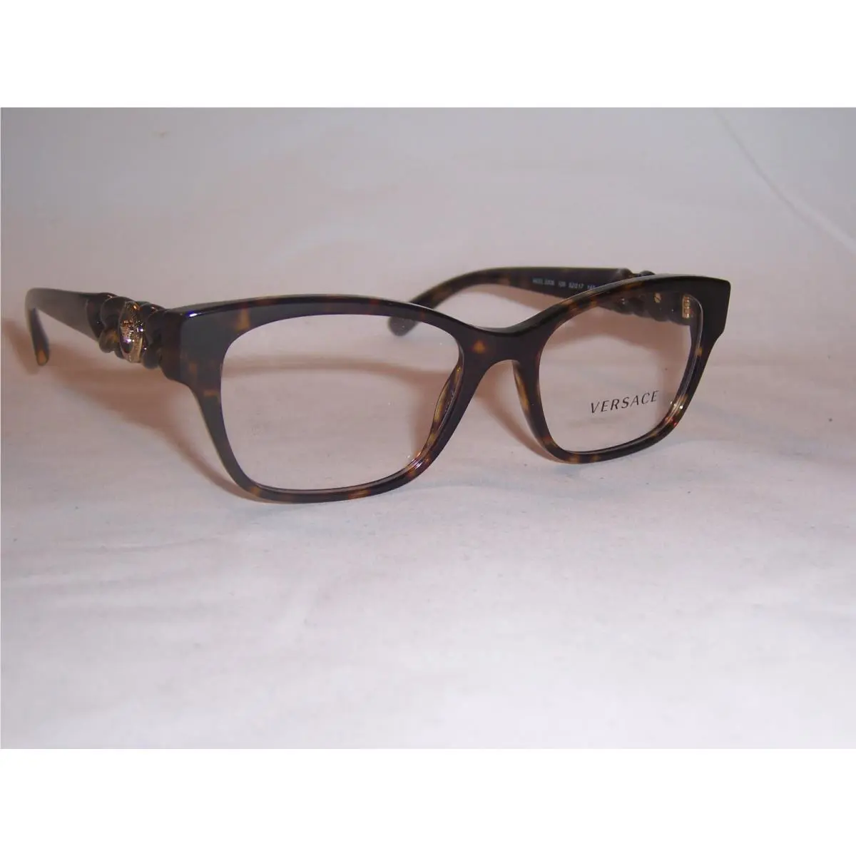 Versace Eyeglasses VE 3306 108 Havana 52mm RX3306
