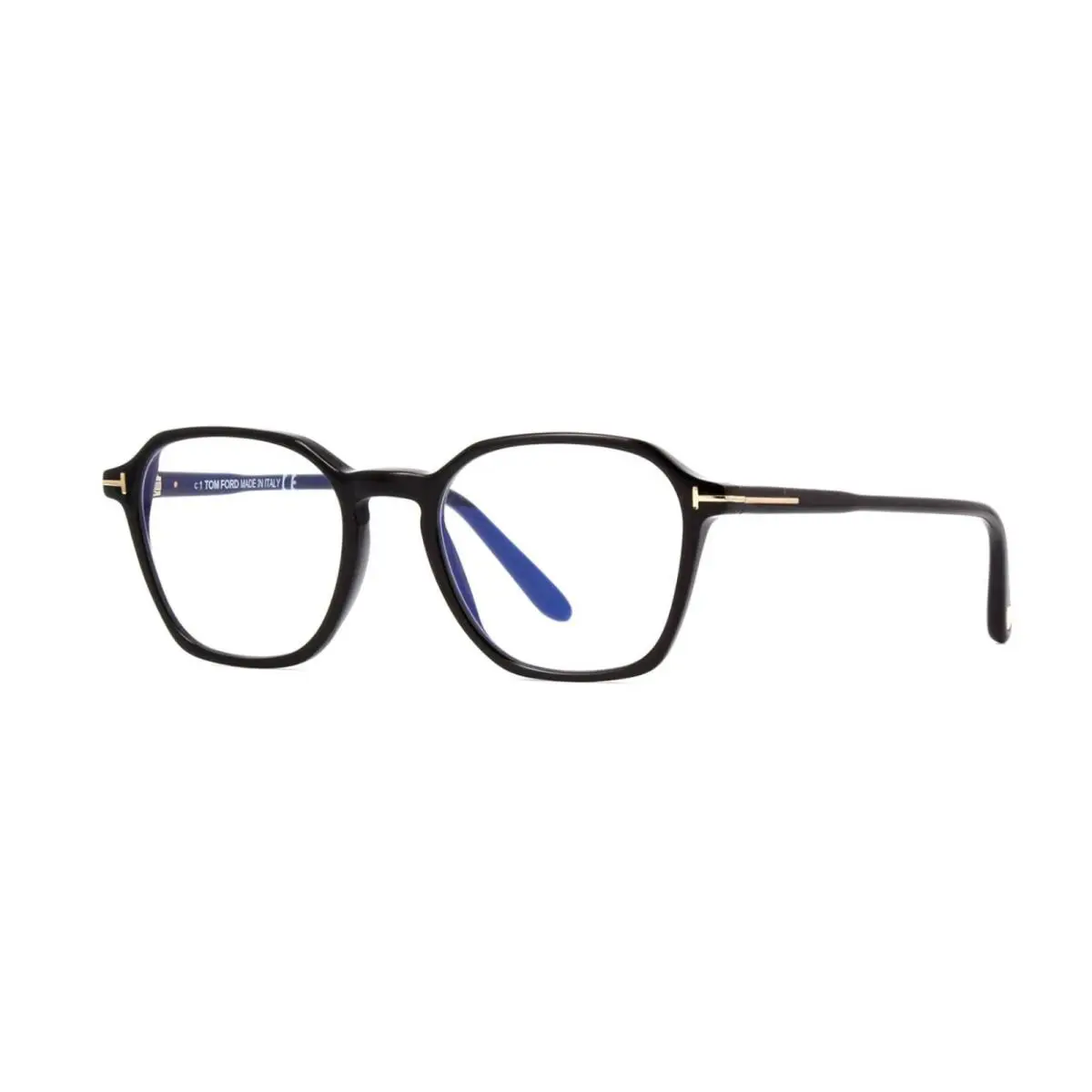 Tom Ford FT 5804-B Blue Block Shiny Black 001 Eyeglasses