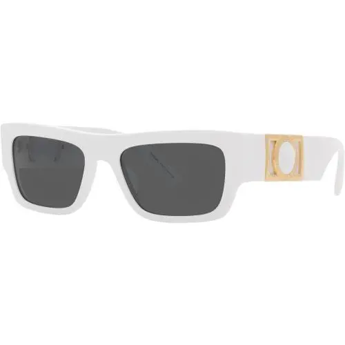 Versace VE4416U 314/87 53mm White Rectangle Men`s Sunglasses