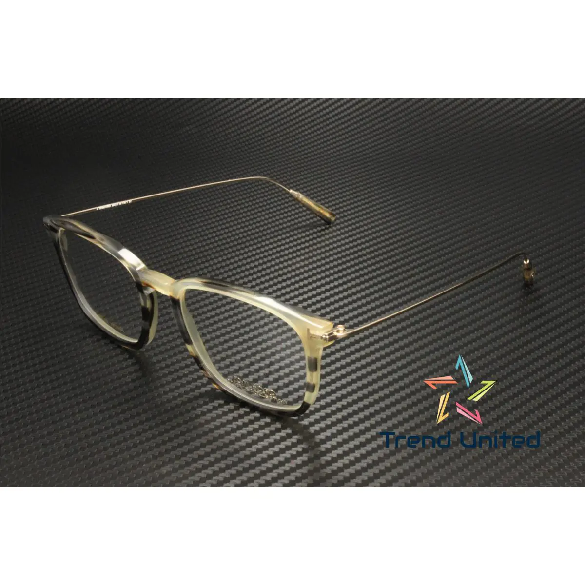 Tom Ford FT5722 P 064 Horn Coloured Horn 52 mm Men`s Eyeglasses