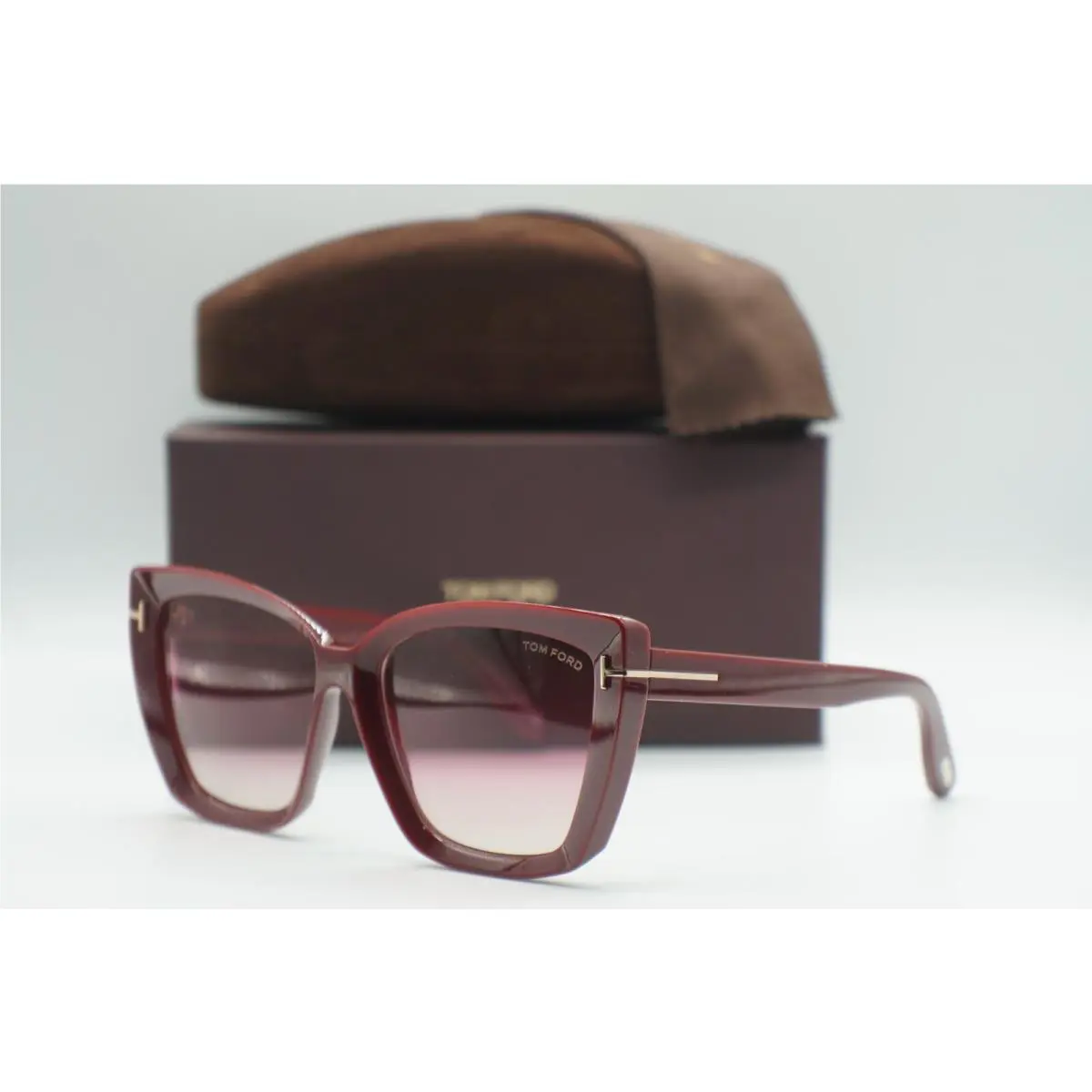 Tom Ford TF 920 69F Shiny Burgundy Sunglasses Frames 57-15