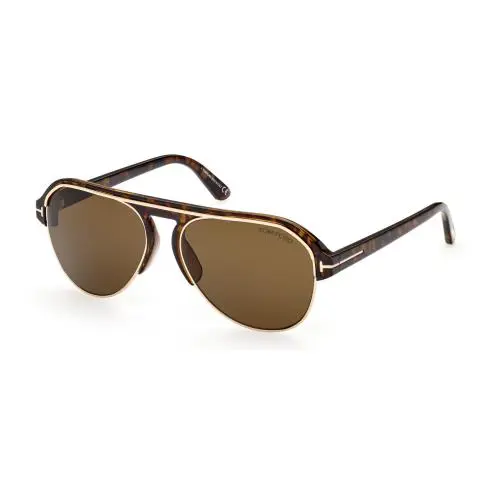 Marshall FT 0929 52J Dark Havana and Gold / Roviex Sunglasses 58MM by Tom Ford