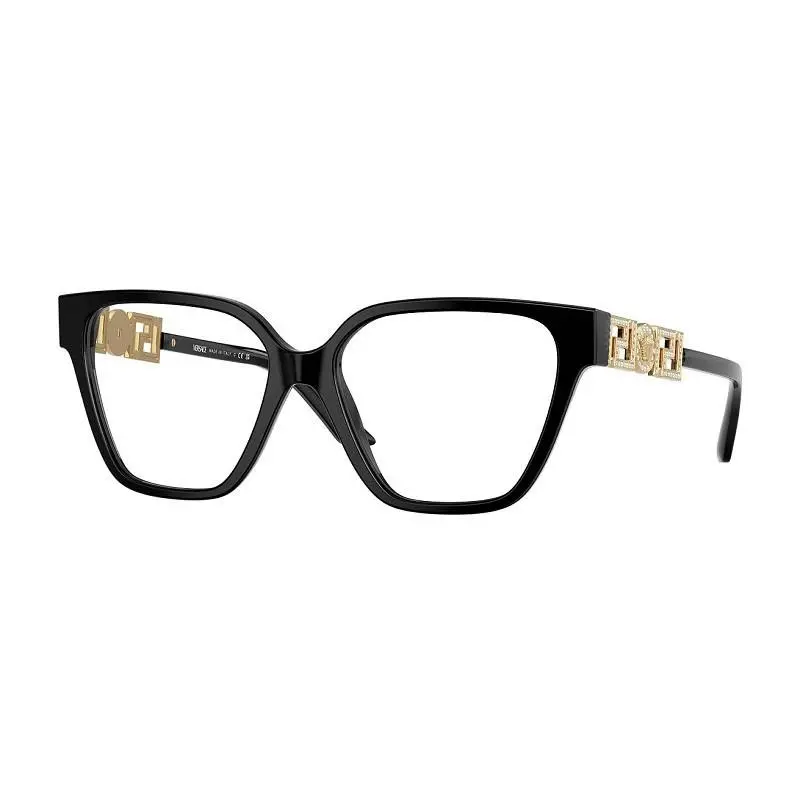 Versace VE3358B Eyeglasses Eye Glasses GB1 Black 52mm Women