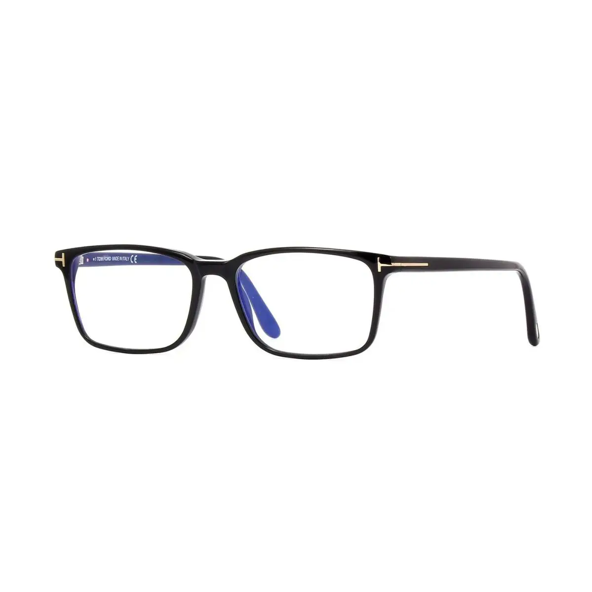 Tom Ford FT 5735-B Blue Block Shiny Black 001 Eyeglasses