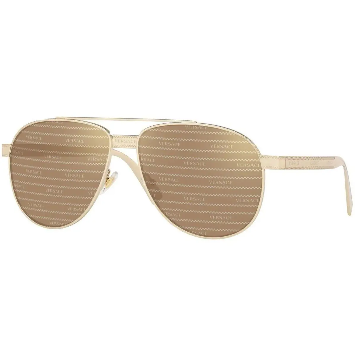 Versace VE2209 Pale Gold/brown Versace/silver/gold Sunglasses
