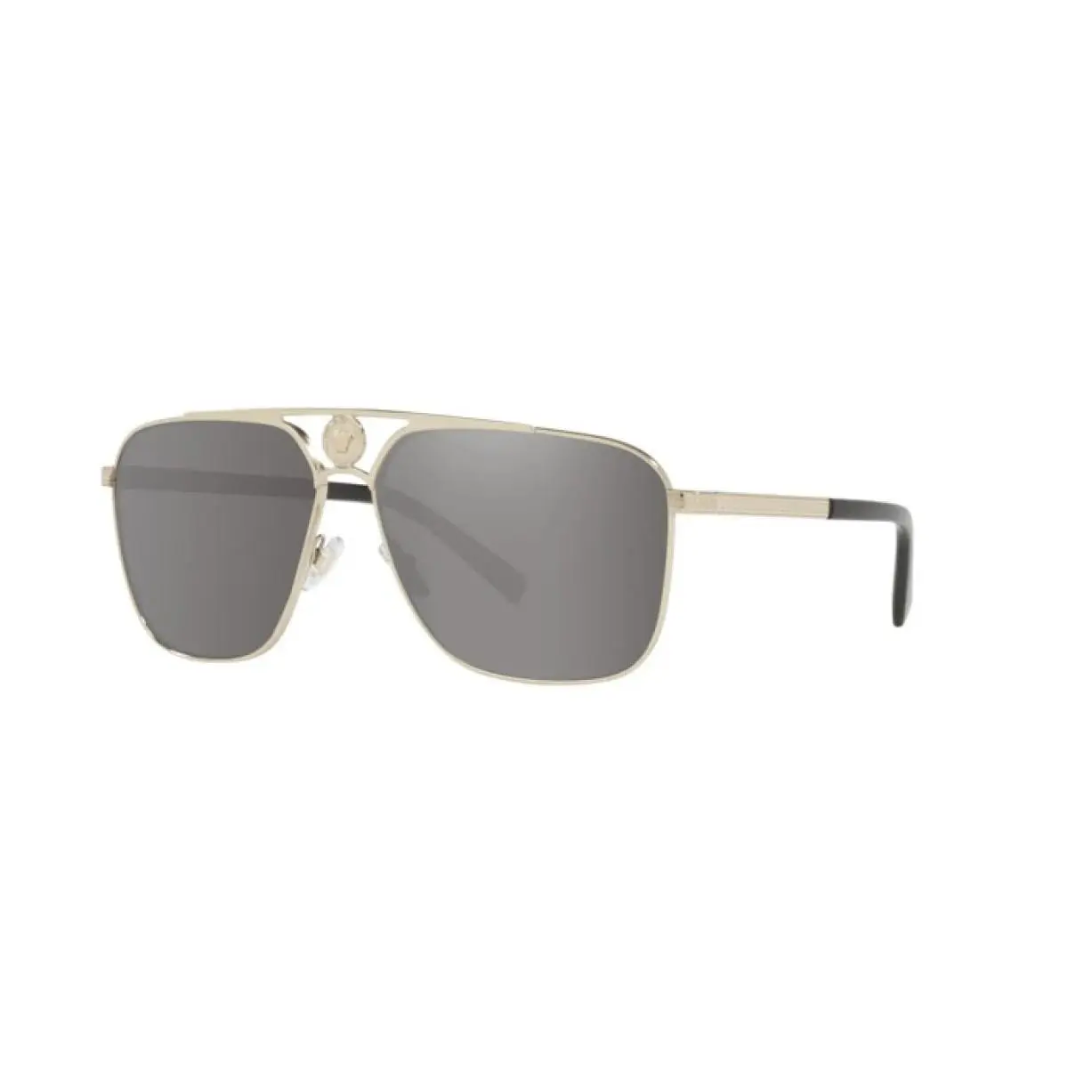 Versace Man Sunglasses VE2238 12526G 61mm Gold - Mirror Silver Lens