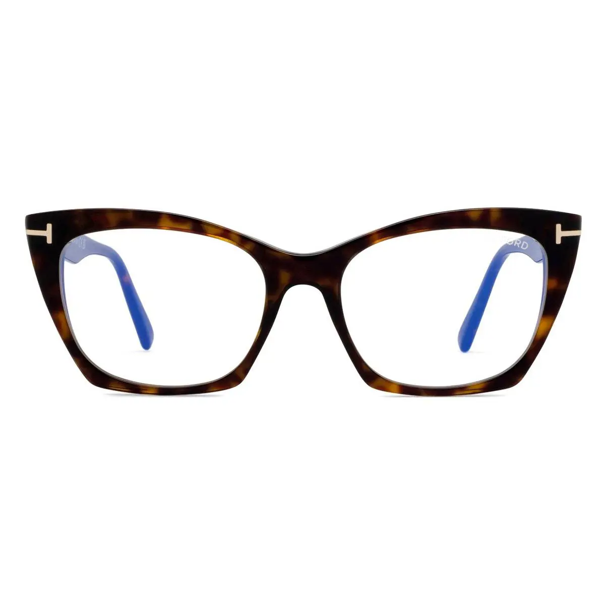 Tom Ford FT5709-B Eyeglasses Shiny Classic Dark Havana 54mm