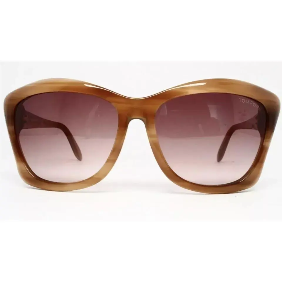 Tom Ford Lana Sunglasses Light Brown Frame Gradient Lens FT0280 47F 59-16 135