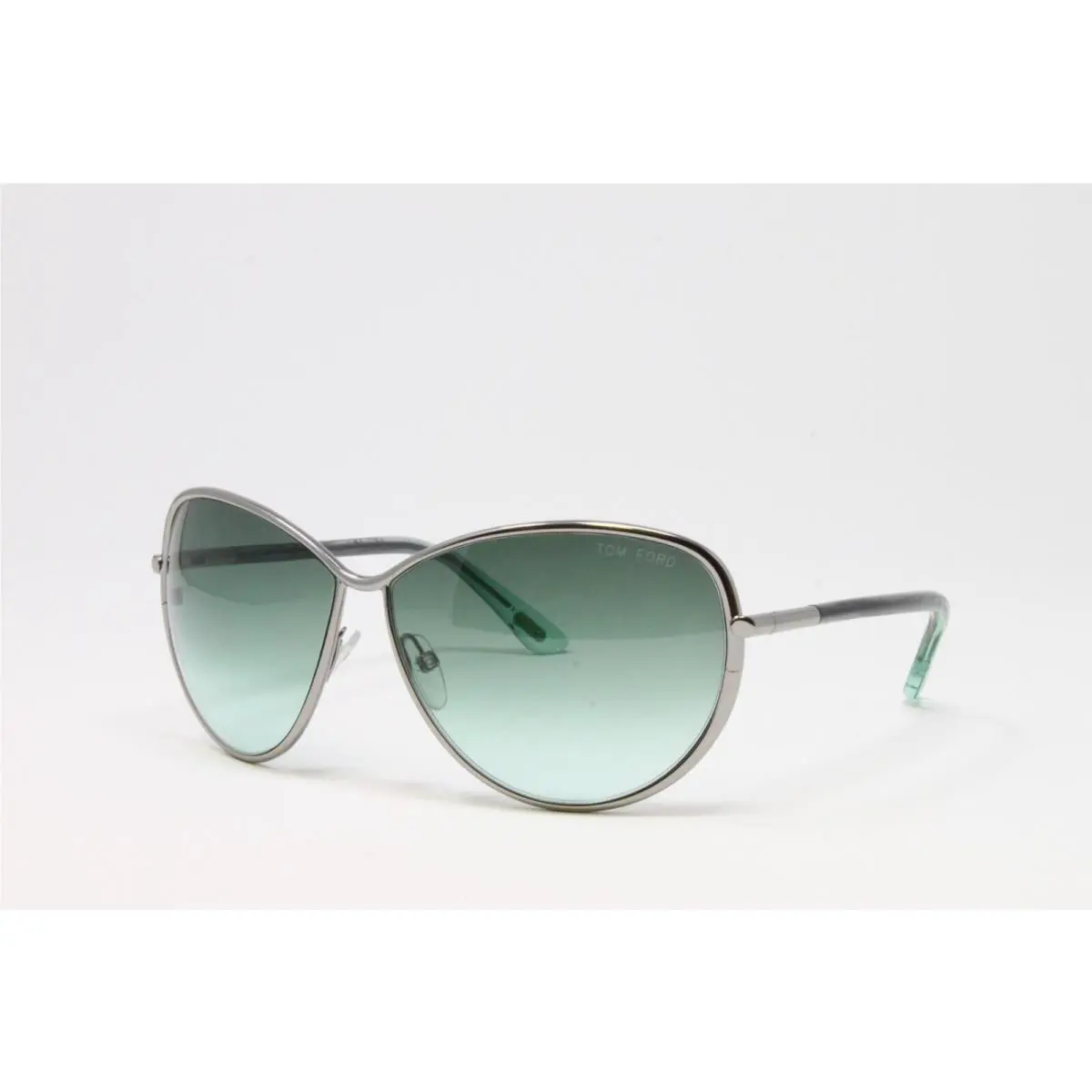 Tom Ford Women`s Sunglasses Francesca FT0181S-14B Ruthenium Green 63mm