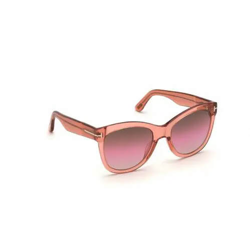 Tom Ford Wallace FT0870 74F Transparent Coral/gradient Pink 54 mm TF 870 - Frame: CORAL