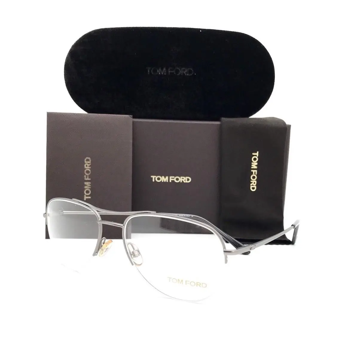 Tom Ford Eyeglasses 5011 928 Gray 51•16•138 with Case