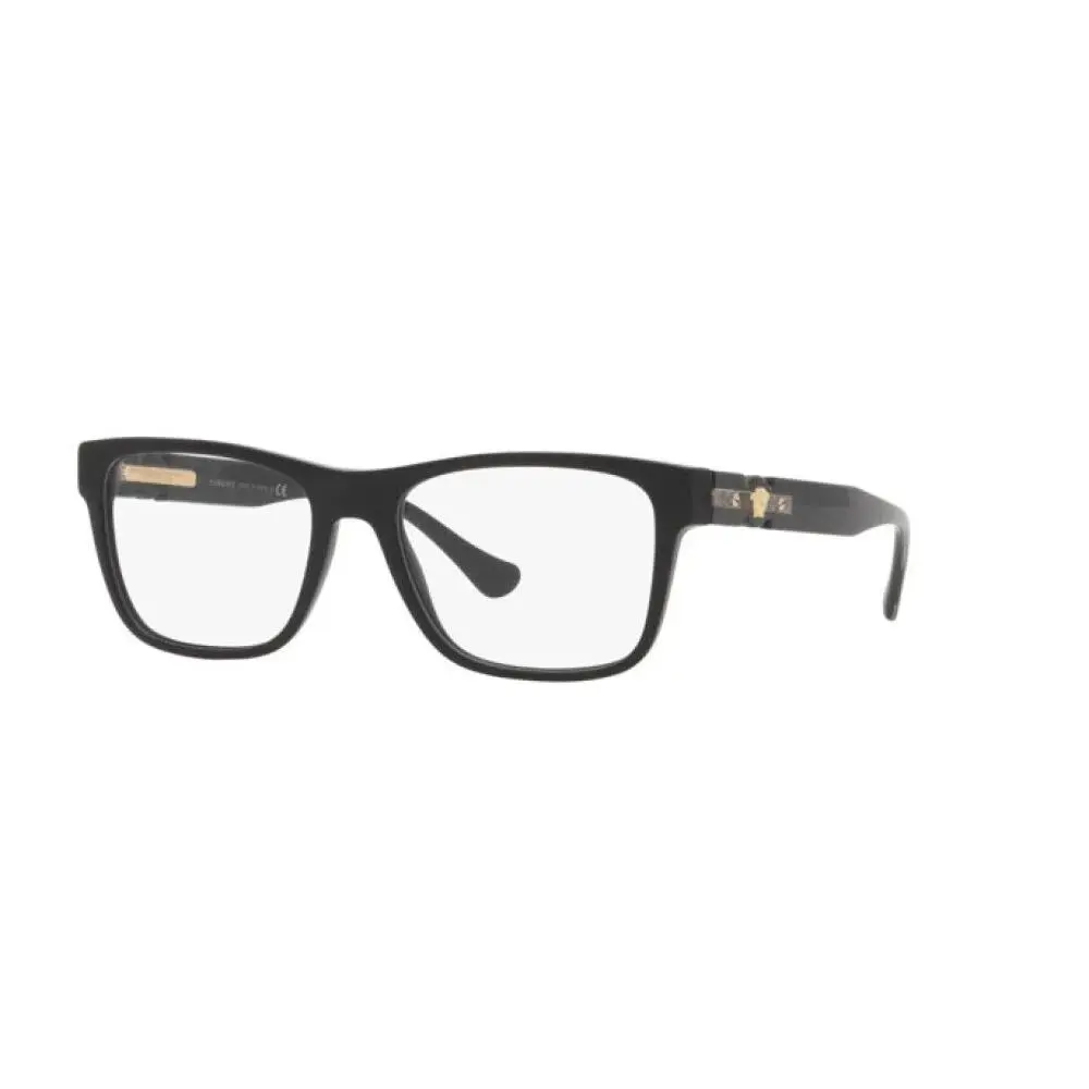 Versace VE3303 GB1 Eyeglasses 57mm Black / Clear Demo Lens