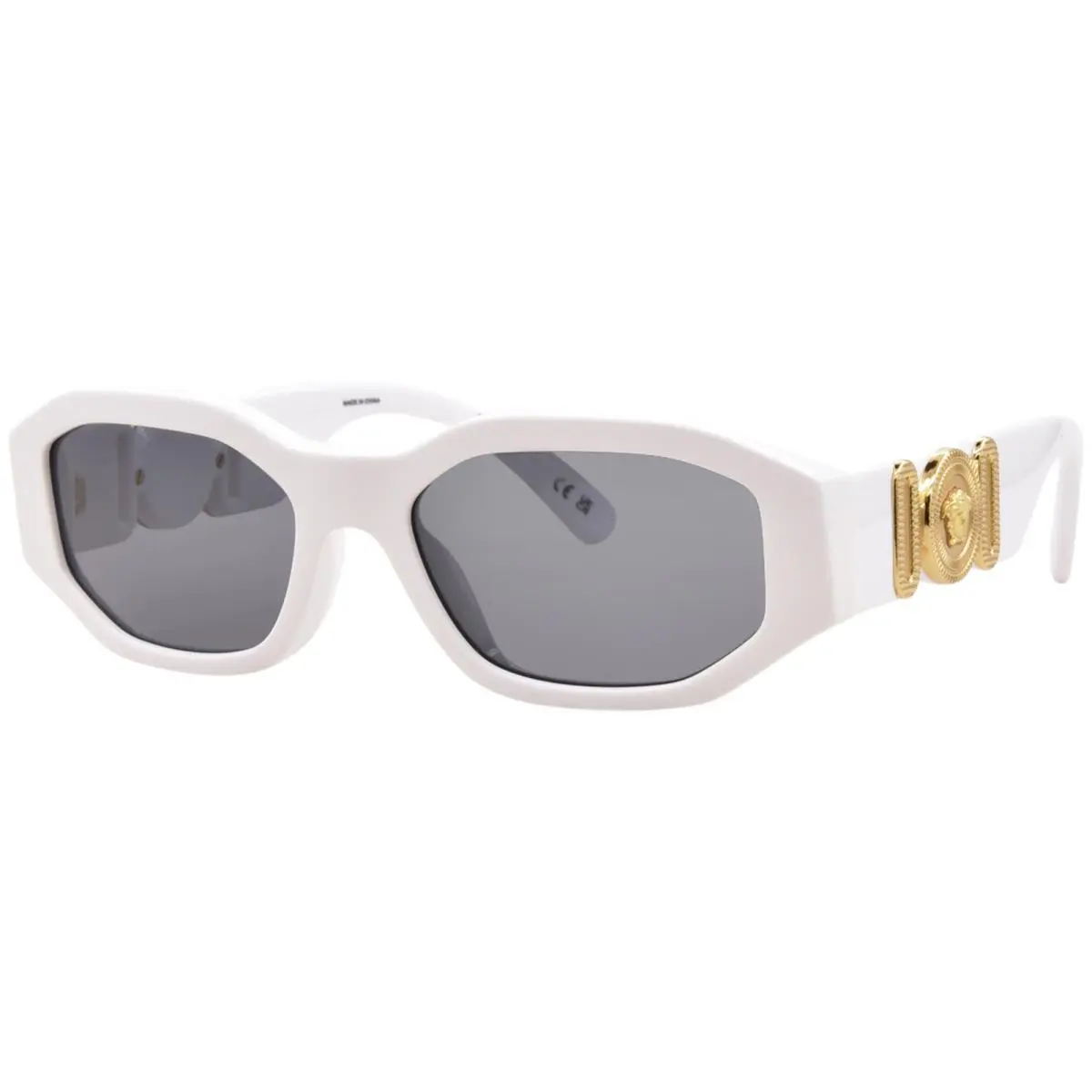 VK4429U 536987 Sunglasses Youth Kids Fluo Green/dark Grey 48mm by Versace