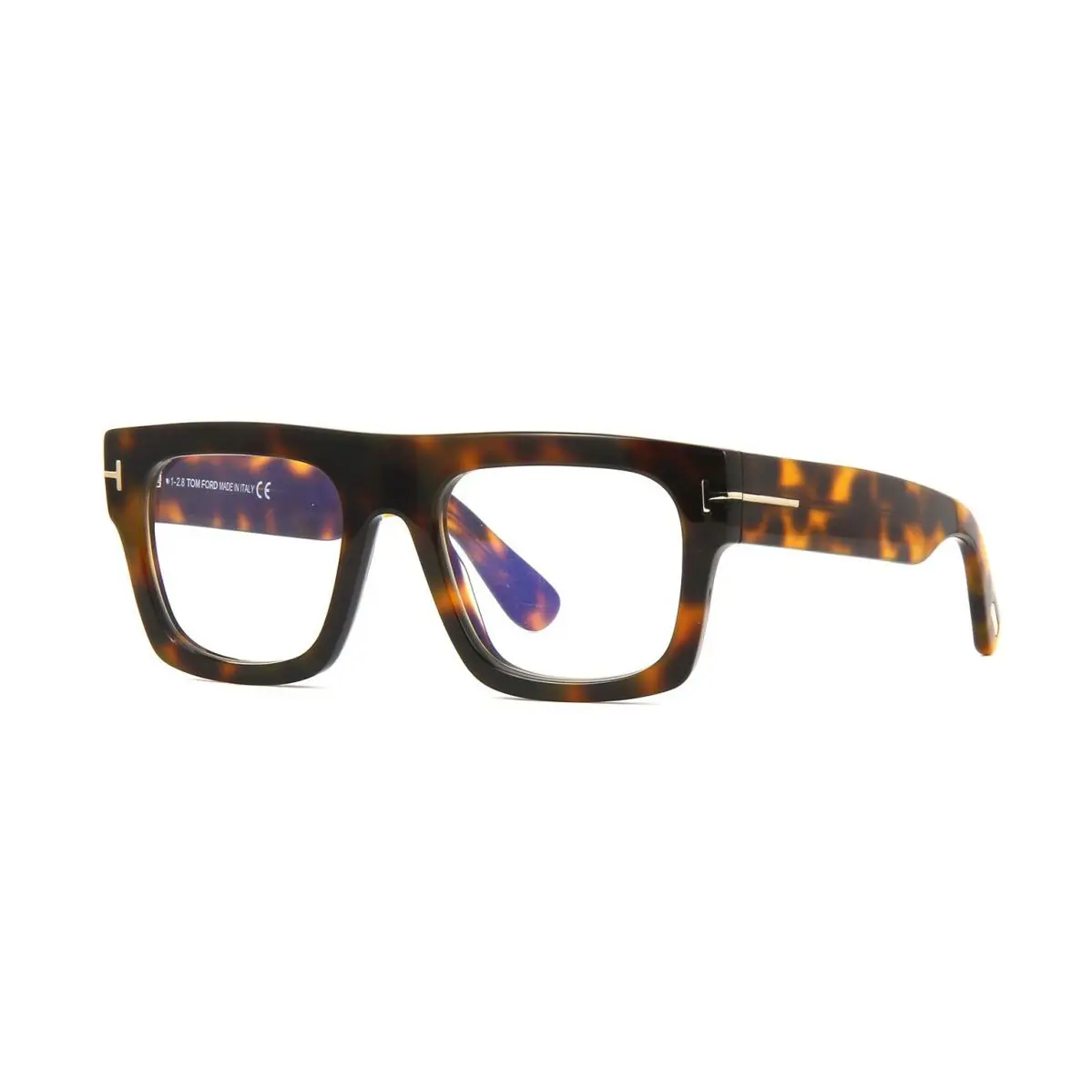 Tom Ford Fausto FT 5634-B Blue Block Dark Havana 056 Eyeglasses