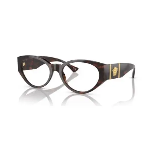 Versace 0VE3345 5429 Havana/clear Oval 54 mm Women`s Eyeglasses