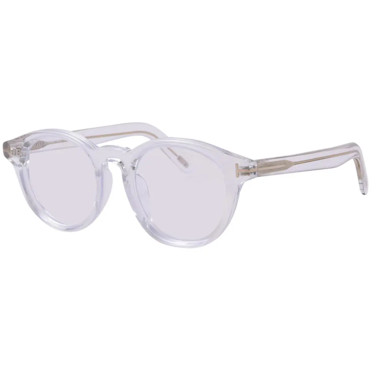 Tom Ford FT5931-D-B 026 Eyeglasses Men`s Crystal/blue Block Full Rim 49mm