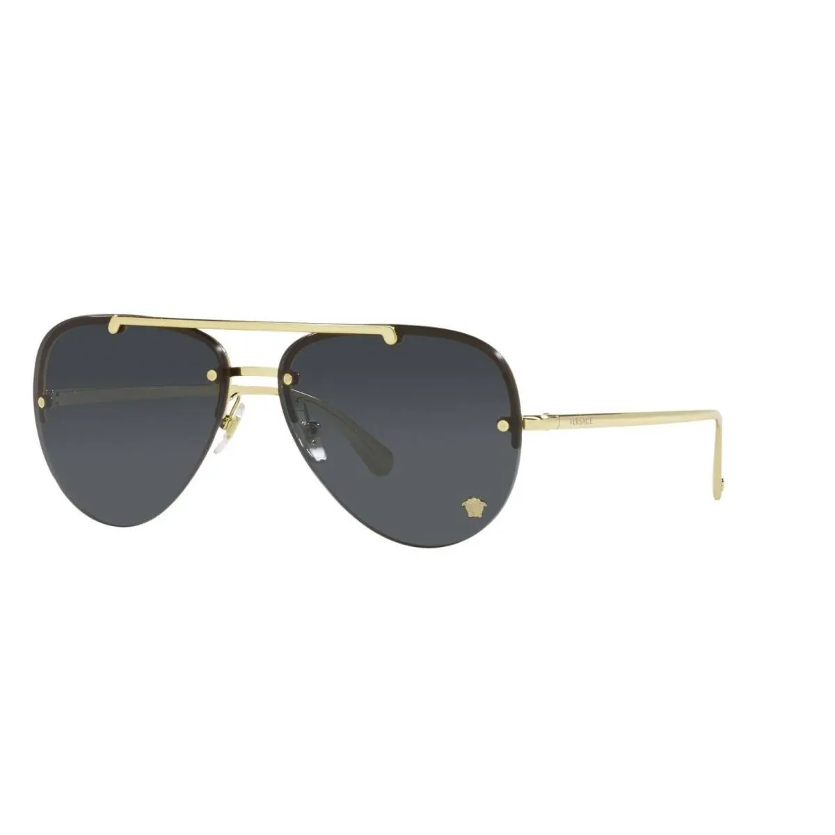 Versace Sunglasses VE 2231 1002/87 Gold/dark Grey For Women