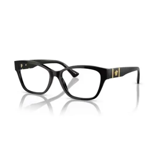 Versace 0VE3344 GB1 Black/clear Cat Eye 52 mm Women`s Eyeglasses