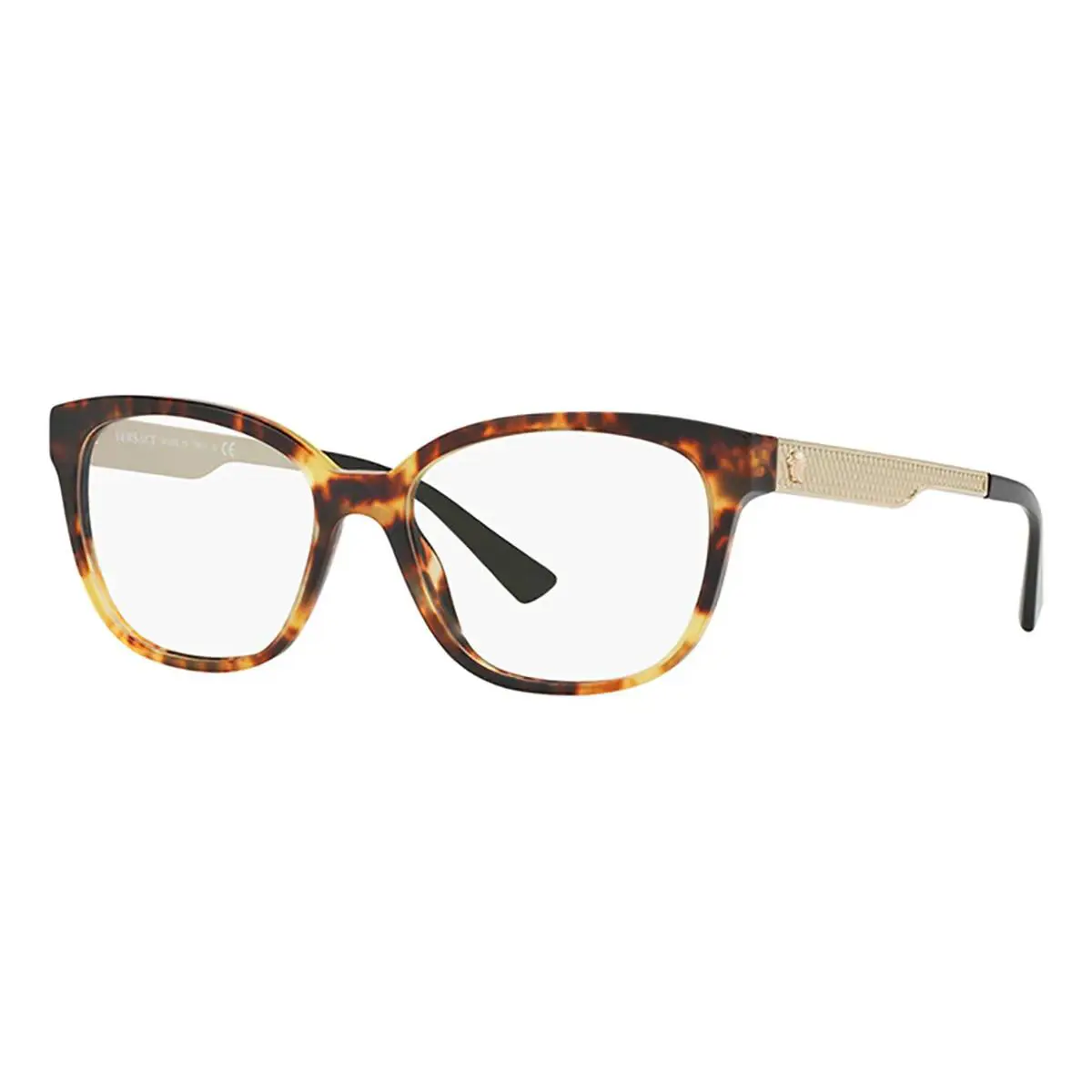 Versace VE3240 5208 Eyeglasses Gold Havana / Demo Lens 54mm