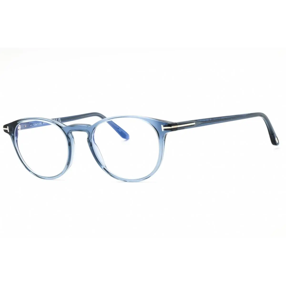 Tom Ford FT5803-B 090 Shiny Blue 49mm Eyeglasses