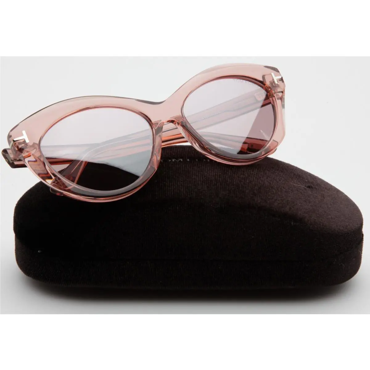 Tom Ford Toni TF 1111 Eco 72Z Pink Sunglasses 55-16-140mm B42mm Italy