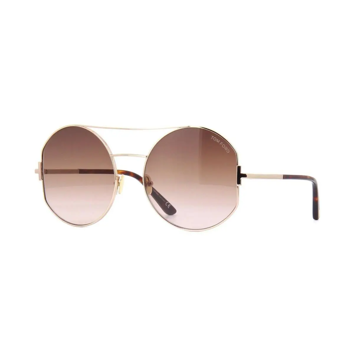 Tom Ford Dolly FT 0782 Gold/brown Shaded 28F Sunglasses