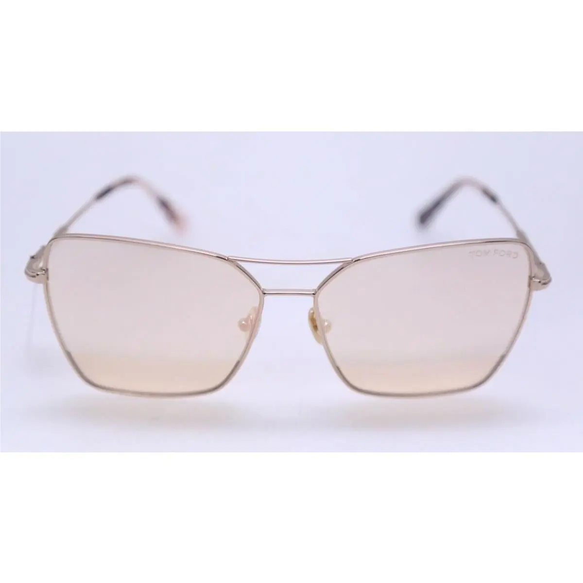 Tom Ford Sye FT0738 28Z Rose Gold 61mm Square Sunglasses TF738 - 162