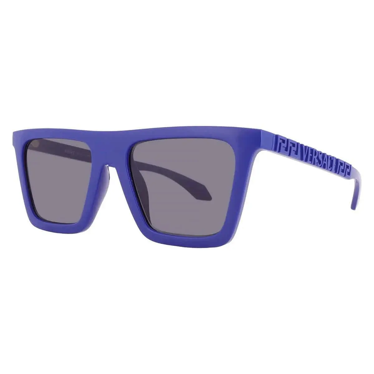 Versace Dark Grey Browline Men`s Sunglasses VE4468U 545087 Gray Lens