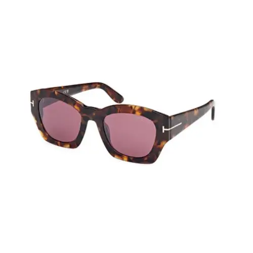 Guilliana FT1083 52T Dark Havana/bordeaux Mirrored Women`s Sunglasses by Tom Ford