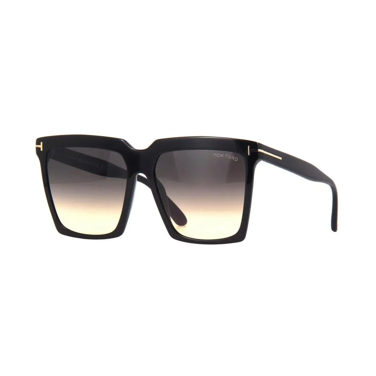 Tom Ford SABRINA-02 FT 0764 Black/grey Shaded 01B Sunglasses - Frame: Black, Lens: Grey Shaded