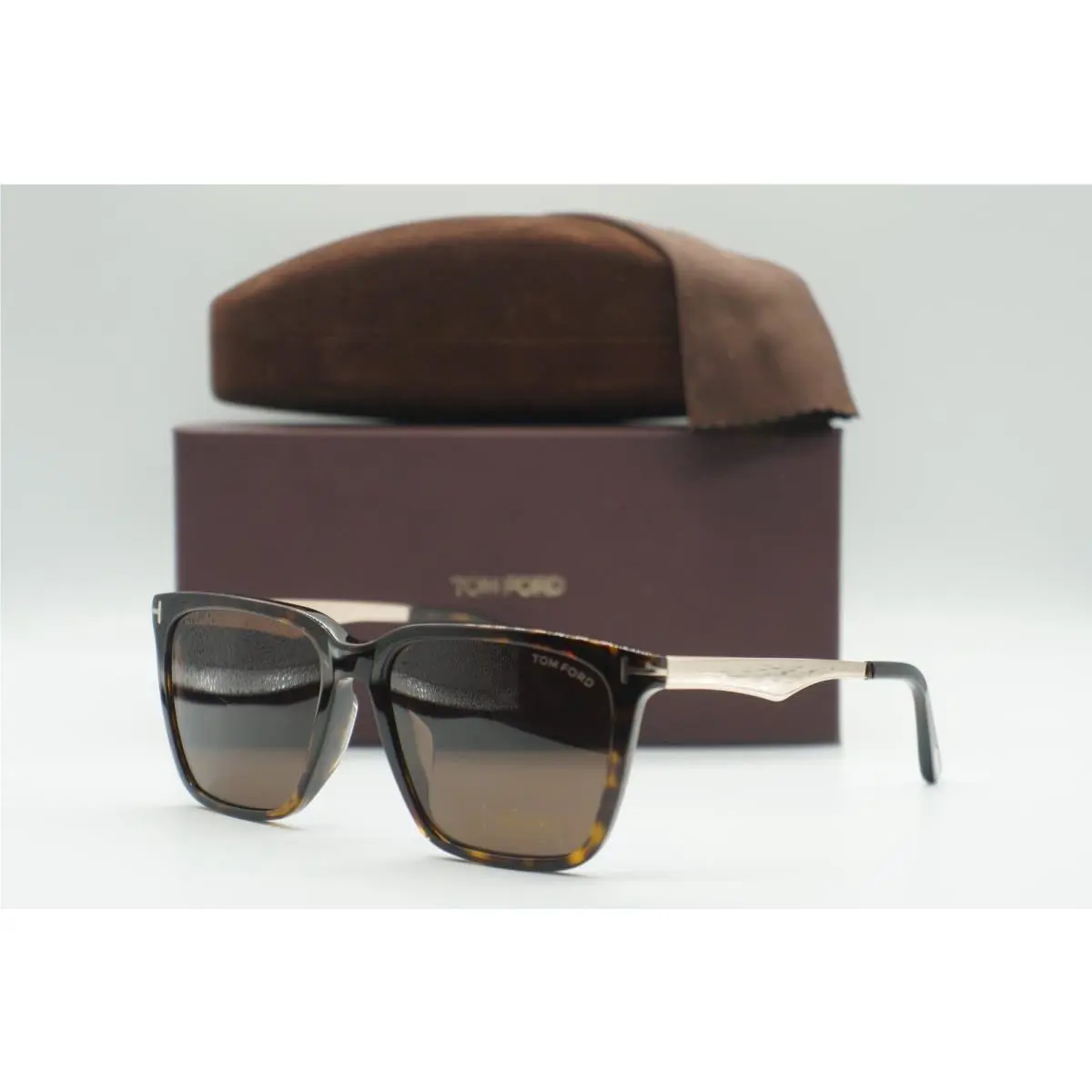 Tom Ford TF 862-F 52E Havana Rose Gold Sunglasses Frames 56-17