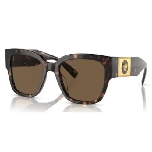 Versace VE 4437U 108/73 54mm Havana Square Sunglasses Brown Lens