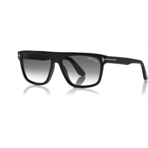 Tom Ford FT0628 Cecilio-02 01B Shiny Black/gradient Smoke Men`s Sunglasses