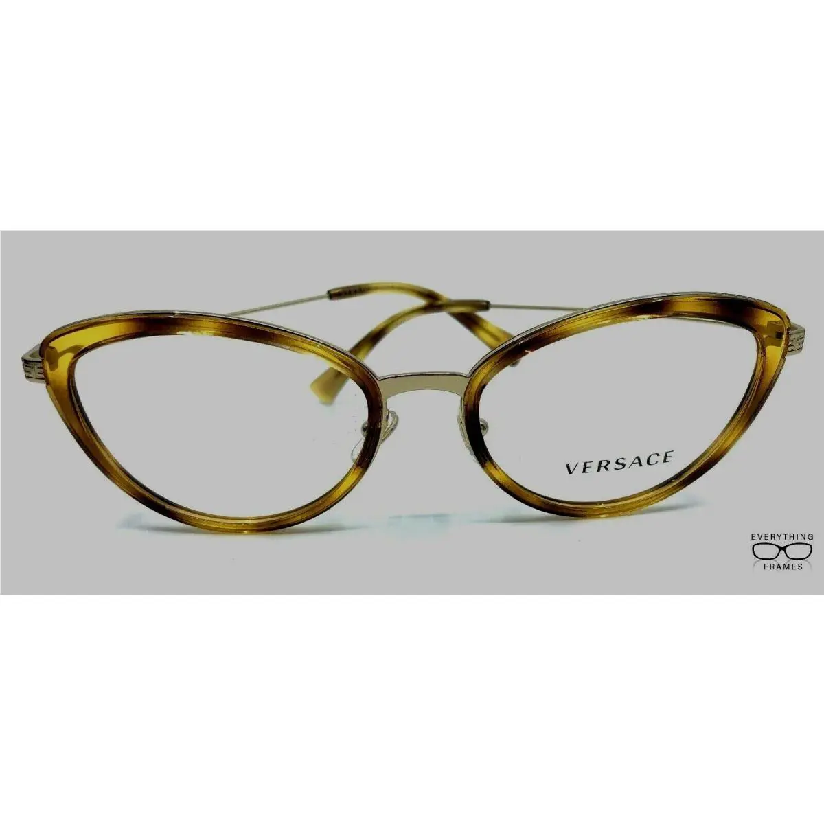 Versace VE1244 1400 Translucent Brown Eyeglasses 53