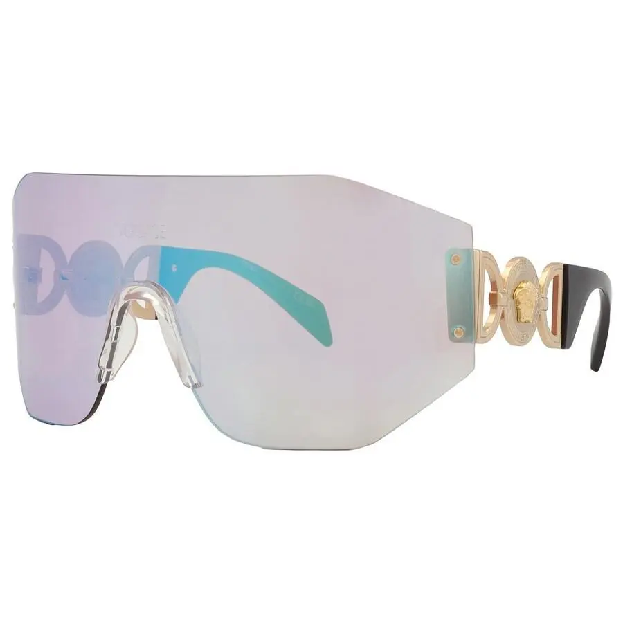 Versace VE2258 1002MA Sunglasses Pink Mirror Blue Frame/lens 45mm