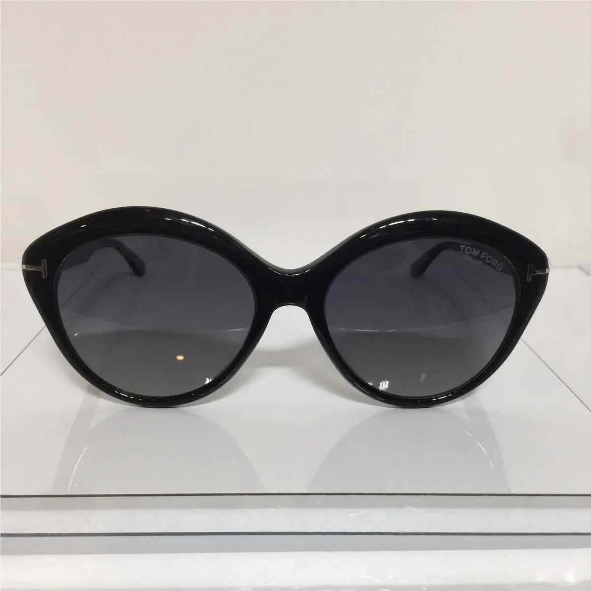 Tom Ford Maxine TF763 01D Black Polarized Plastic Woman Sunglasses
