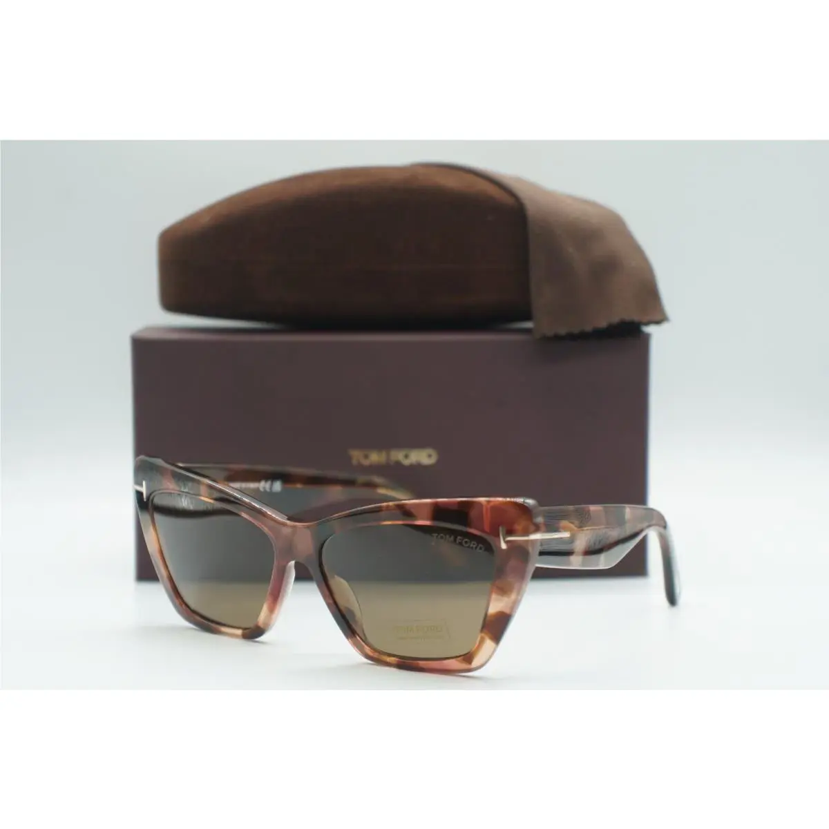 Tom Ford TF 871 55J Havana Gold Brown Sunglasses Frames 56-15