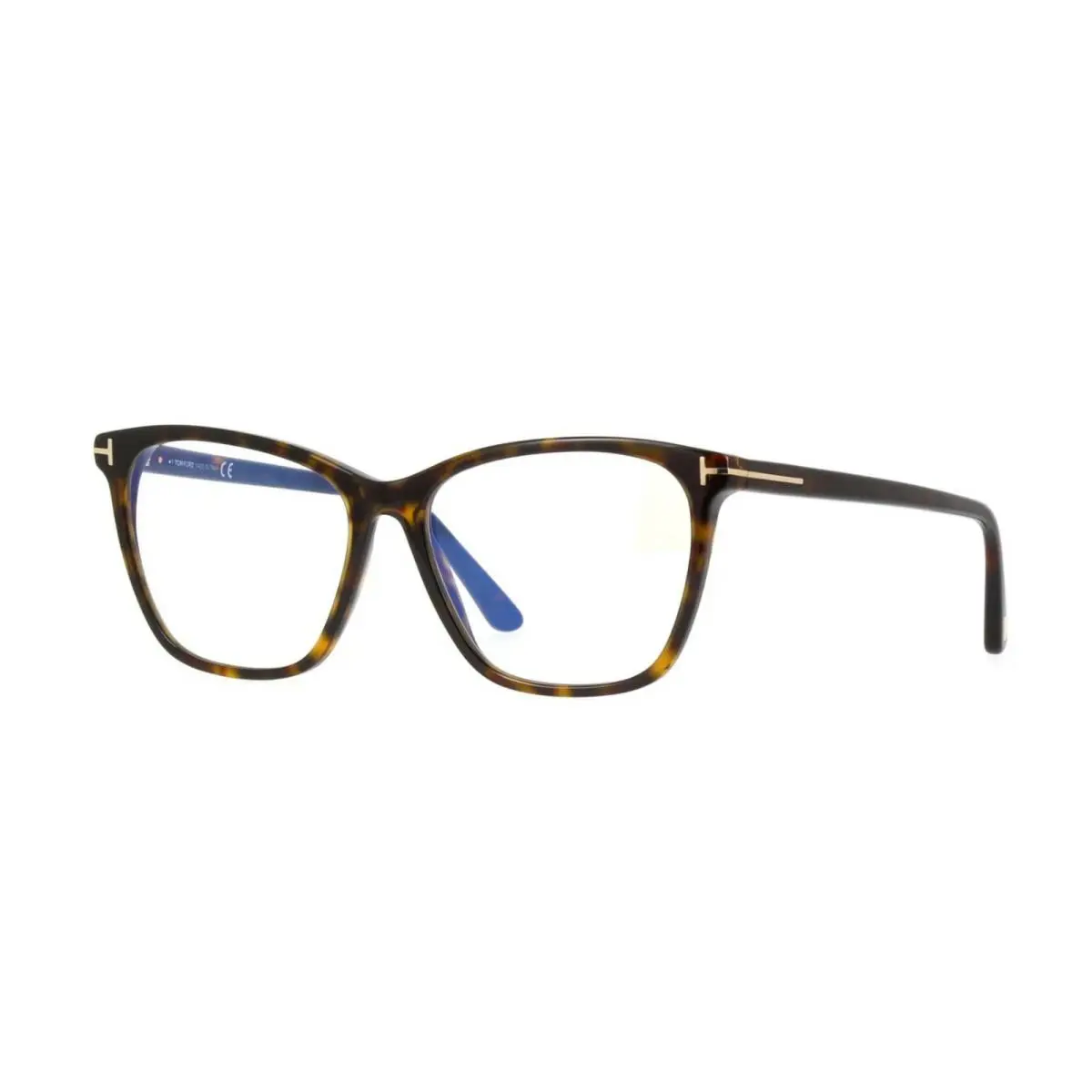 Tom Ford FT 5762-B Blue Block Dark Havana/blue Filter 052 Eyeglasses
