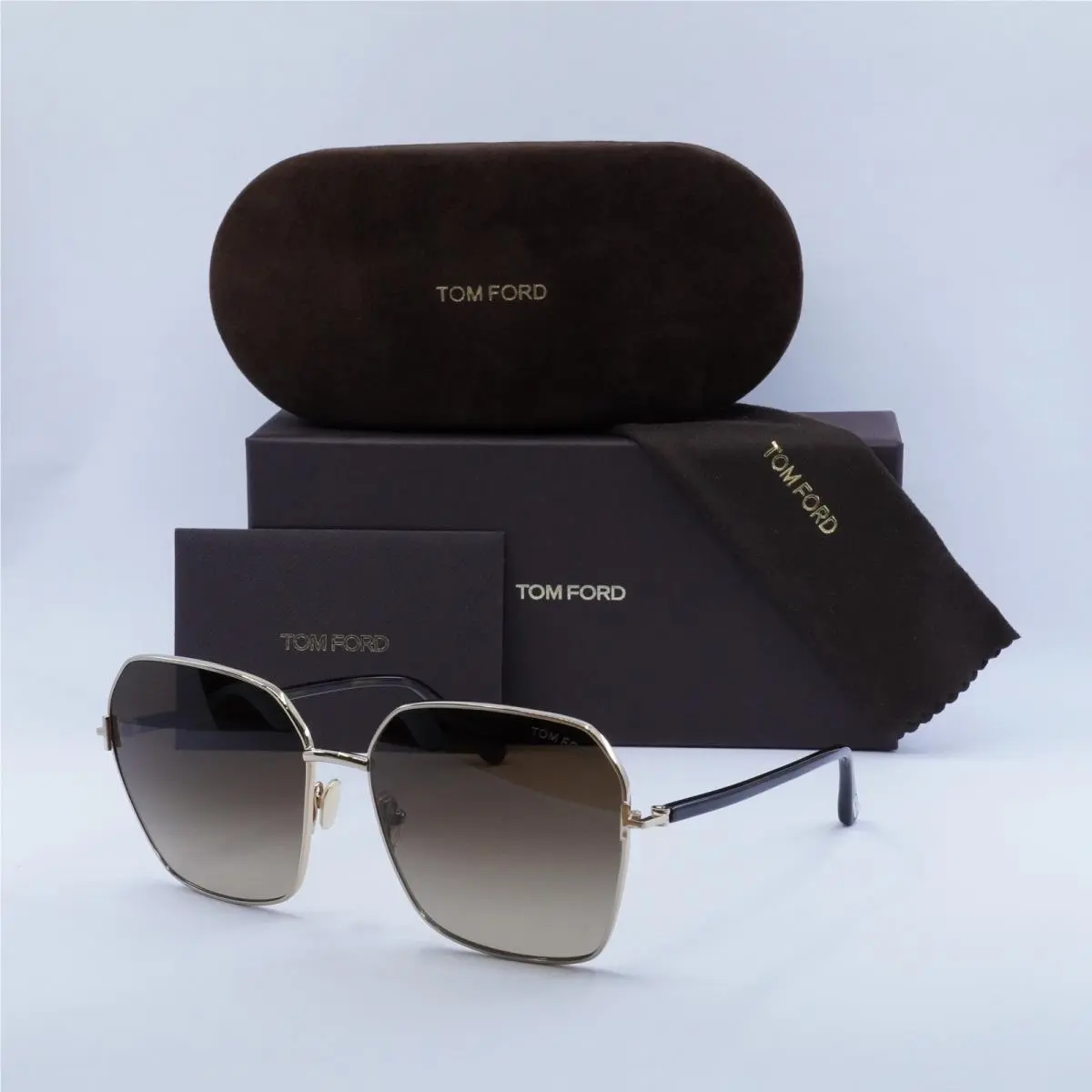 FT0839 52F Rose Gold/dark Havana/brown Gradient 62-16-140 by Tom Ford